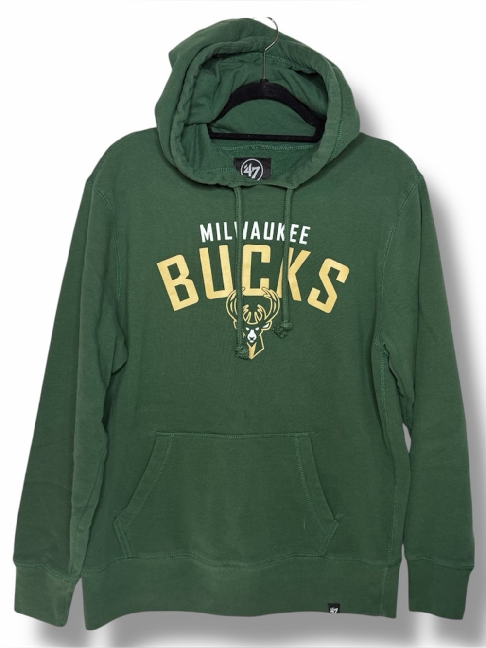 NBA Milwaukee Bucks Basketball Hoodie Sweatshirt Men’s Size Medium
